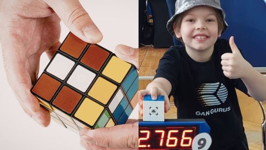 9-latek z Gdańska ułożył kostkę Rubika w rekordowym czasie 9-latek z Gdańska ułożył kostkę Rubika w rekordowym czasie
