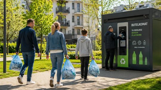 Butelkomaty na osiedlach – jak odzyskać kaucję pod własnym blokiem bez stania w kolejkach