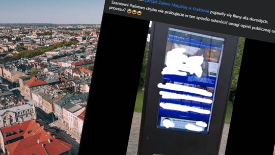 Film porno na ulicznej tablicy. Ktoś zrobił kawał urzędnikom [VIDEO]