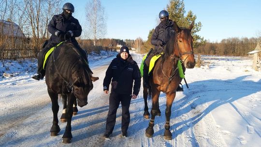 Konne patrole sprawdzają się na polsko-białoruskiej granicy