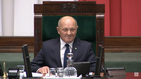 Marszałek senior otworzył posiedzenie Sejmu