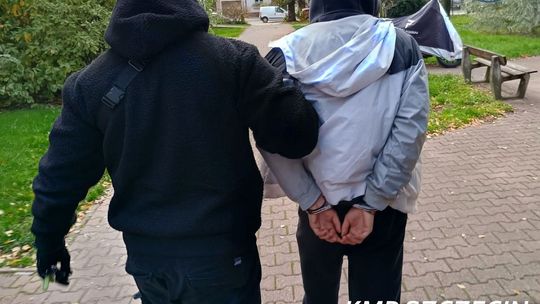 Nastolatek zatrzymany za kradzież rozbójniczą markowej bluzy