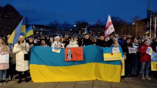 NO WAR. Szczecin demonstruje przeciwko wojnie w Ukrainie