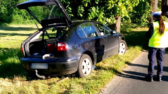 Oto dlaczego nie zatrzymał się do kontroli i zaczął uciekać... pieszo