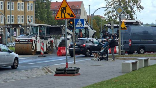 Paraliż na wyjeździe z centrum Szczecina. Drogowcy zepsuli weekend kierowcom