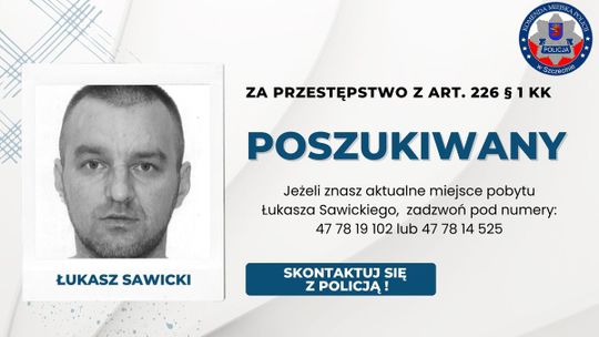 Policja ujawnia wizerunek poszukiwanego