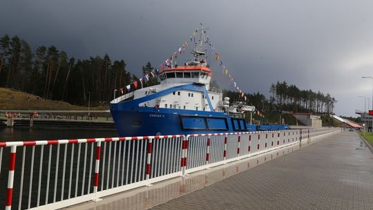 Przekop Mierzei Wiślanej otwarty. Trwa spór rządu z samorządem o dalsze finasowanie inwestycji