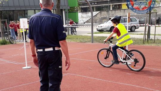 Przeprowadzili egzamin praktyczny na kartę rowerową