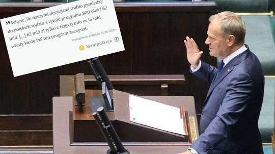 Wypunktowali Donalda Tuska. W trzech miejscach w Sejmie minął się w prawdą