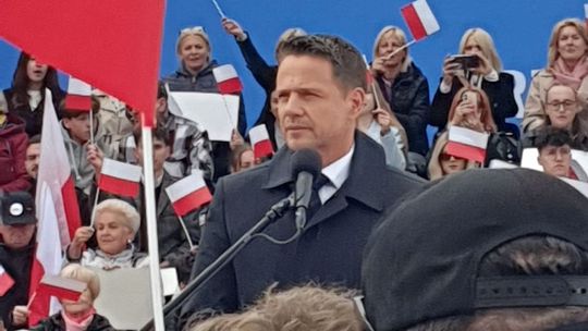 Rafał Trzaskowski W Szczecinie krytykuje i obiecuje