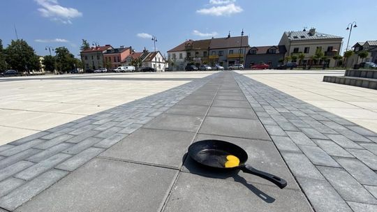 Trochę żart, trochę koszmar Smażą jajka w betonowych miastach