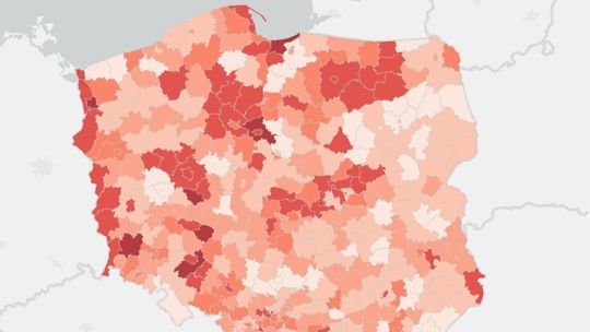 Szczecin najciemniejszy na mapie zakażeń Polski. Mamy ofiary śmiertelne