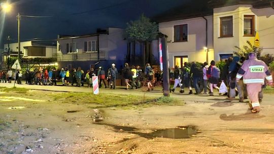 Byli zmuszeni ewakuować obóz harcerski