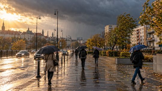 Koniec ciepłych dni w Polsce. Załamanie pogody przyniesie spadek temperatur o 10 stopni i deszcz