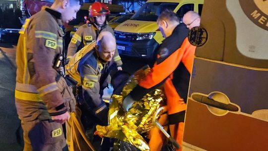 Wyłowili go z Odry. Wędkarze bohaterami Wyłowili go z Odry. Wędkarze bohaterami