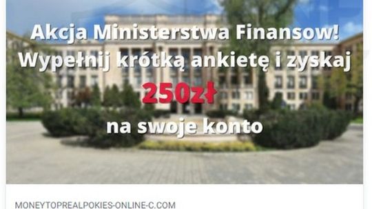 Uwaga na fałszywe reklamy z wizerunkiem ministerstwa