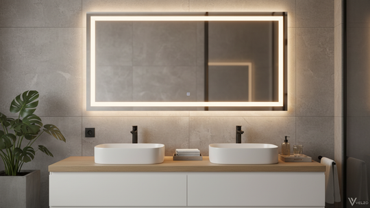 Velzo: Prostokątne Lustra LED dla Twojej Łazienki Velzo: Prostokątne Lustra LED dla Twojej Łazienki