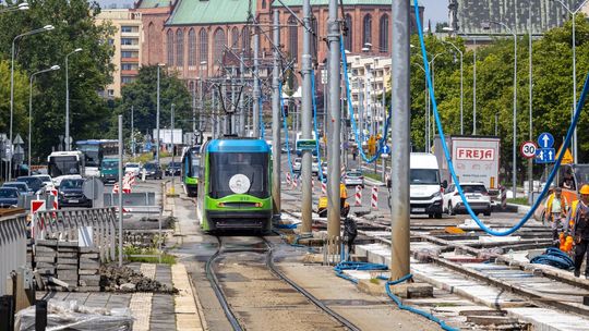 W niedzielę (12 czerwca) do południa tramwajem nie pojedziecie na Prawobrzeże