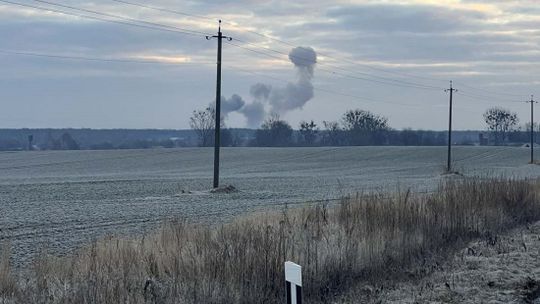 Wojna na Ukrainie. Rakiety uderzyły 13 km od polskiej granicy