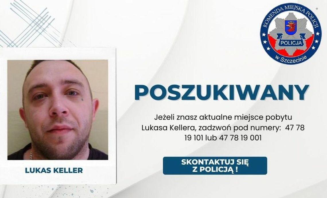 Keller poszukiwany jest przez policję