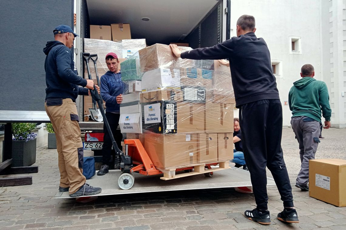 Kolejny transport żywności dla Ukrainy.  Z Pomorza Zachodniego do Mikołajowa