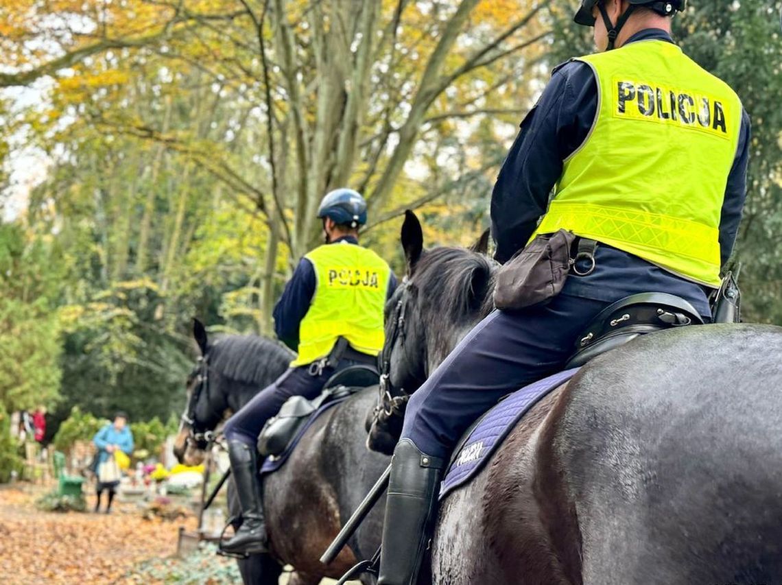 Końmi wjechali na cmentarz. Akcje wokół nekropolii