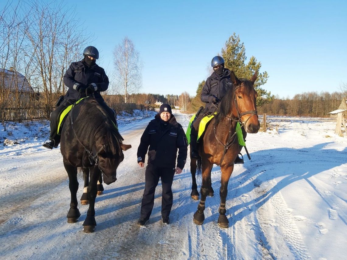 Konne patrole sprawdzają się na polsko-białoruskiej granicy