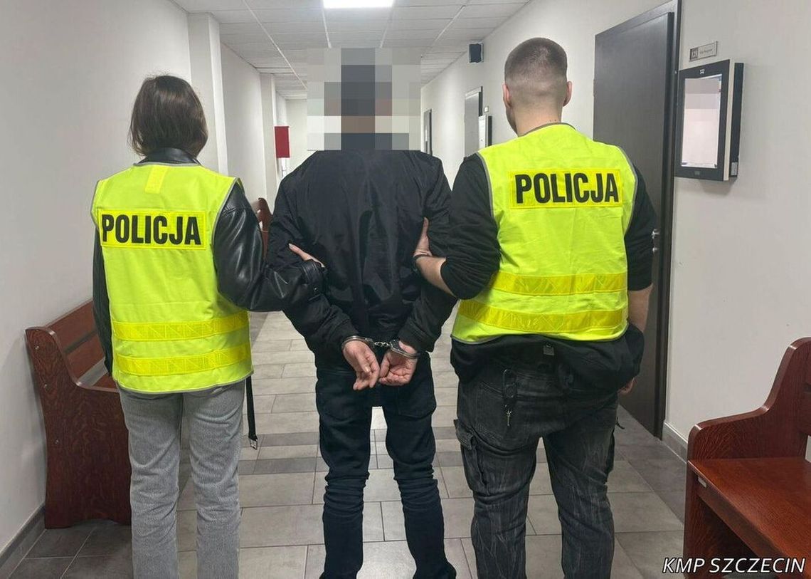 Kradł w sklepie i poszarpał ochroniarza. 32-letni agresor zatrzymany przez kryminalnych po obławie