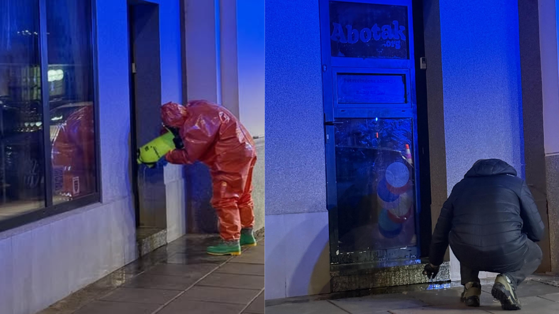 Kwasem atakowali przychodnię. Policja wyłapała wandali Kwasem atakowali przychodnię. Policja wyłapała wandali