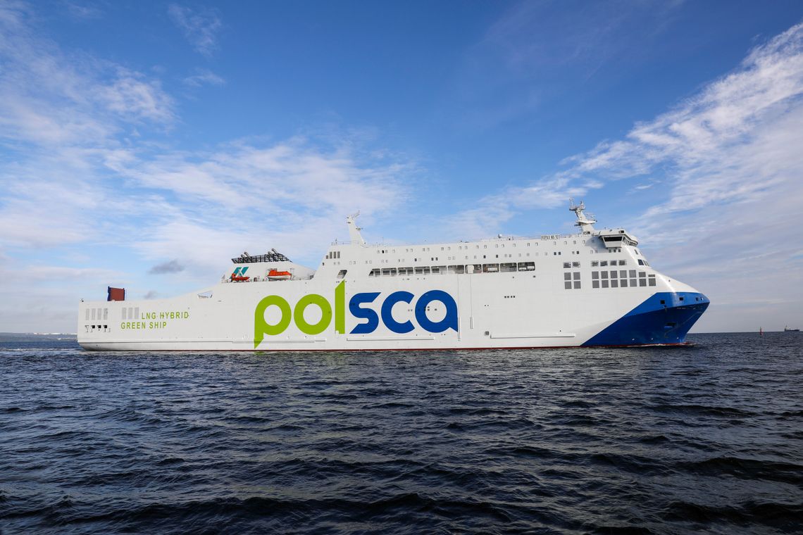 Najnowocześniejszy prom Jantar Unity przekazany armatorowi. Chrzest jednostki odbędzie się 17 stycznia