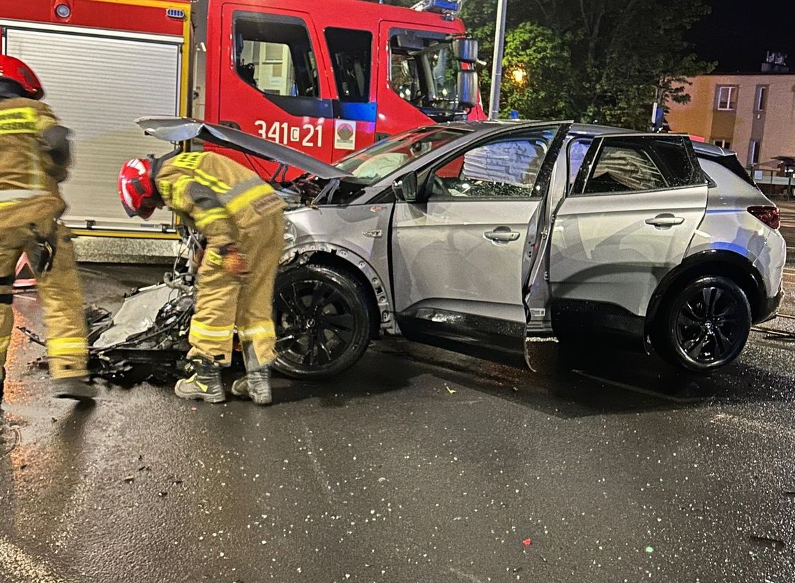 Zignorował, że jest na drodze podporządkowanej