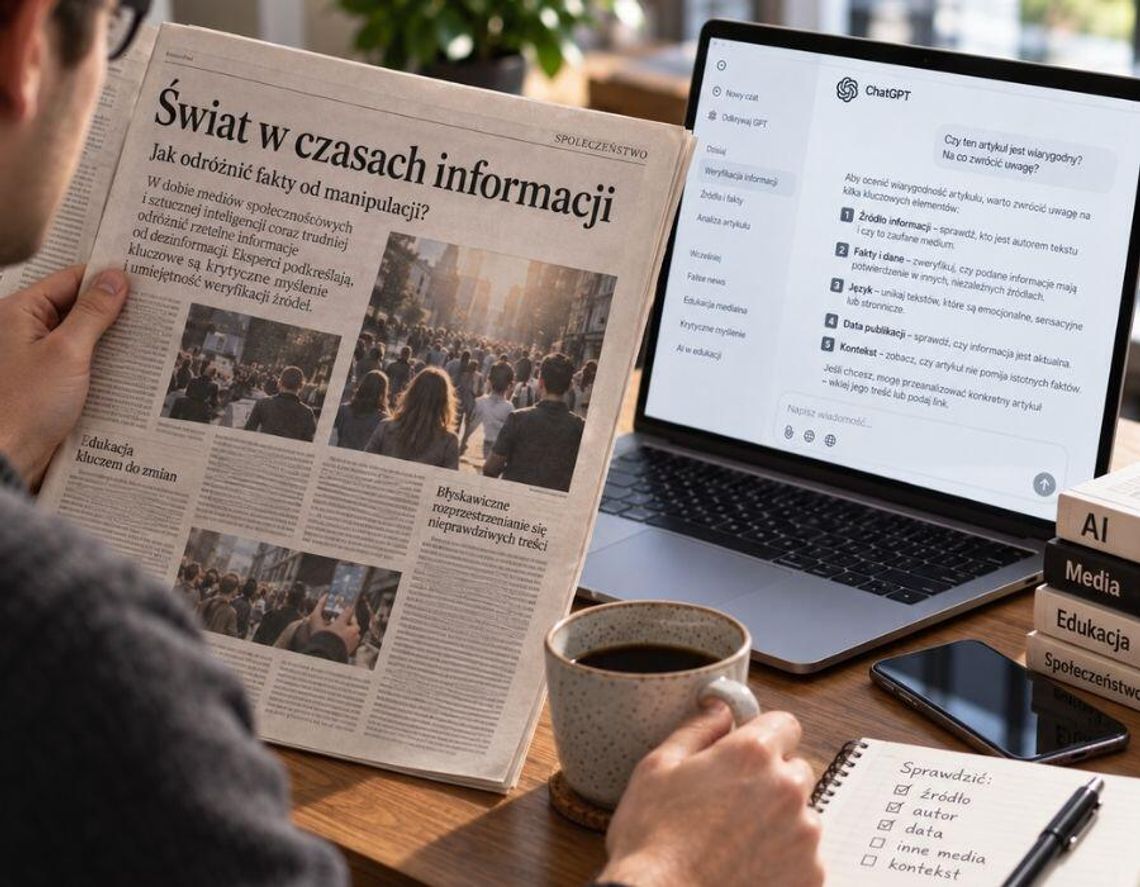 Czytanie to za mało w erze AI. Jak sprawdzić wiarygodność tekstu i nie dać się oszukać