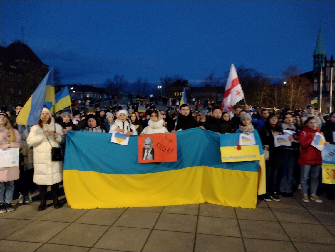NO WAR. Szczecin demonstruje przeciwko wojnie w Ukrainie