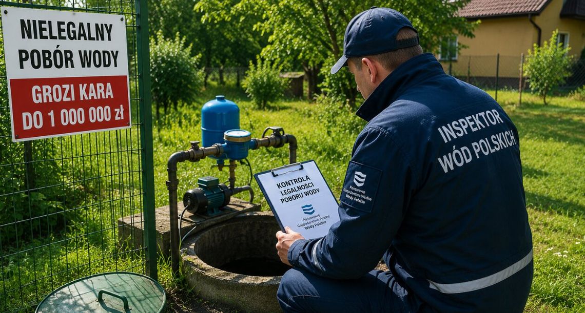 Kontrole studni przydomowych. Wody Polskie nałożyły 14 mln zł kar w dwa lata