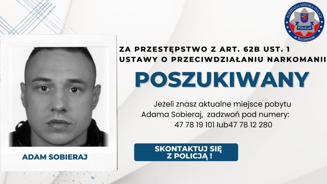 Posiadał narkotyki, a gdy wpadł, to zniknął