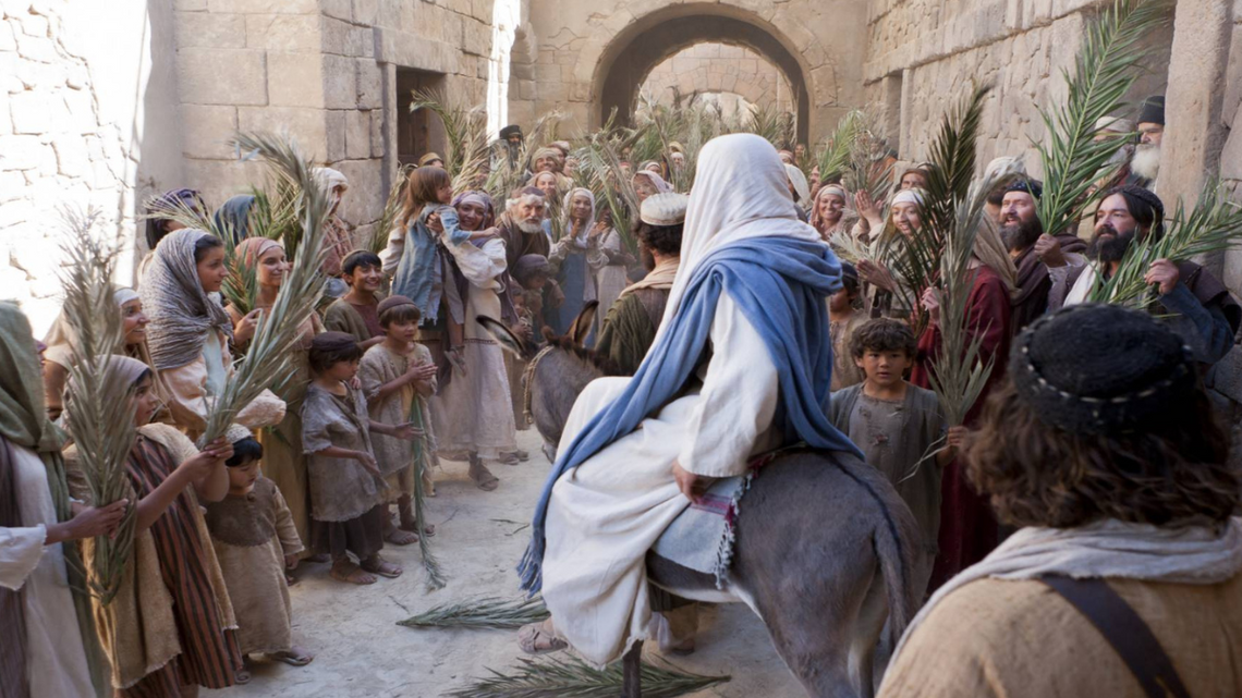 W Niedzielę Palmową świętujemy na pamiątkę wjazdu Jezusa do Jerozolimy
