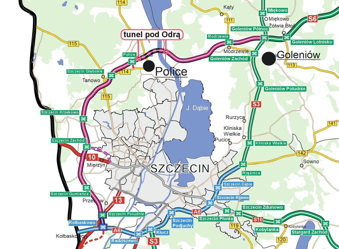 Przełom dla Zachodniej Obwodnicy Szczecina! Jest kluczowa umowa, pod Odrą powstaną podziemne rury Przełom dla Zachodniej Obwodnicy Szczecina! Jest kluczowa umowa, pod Odrą powstaną podziemne rury