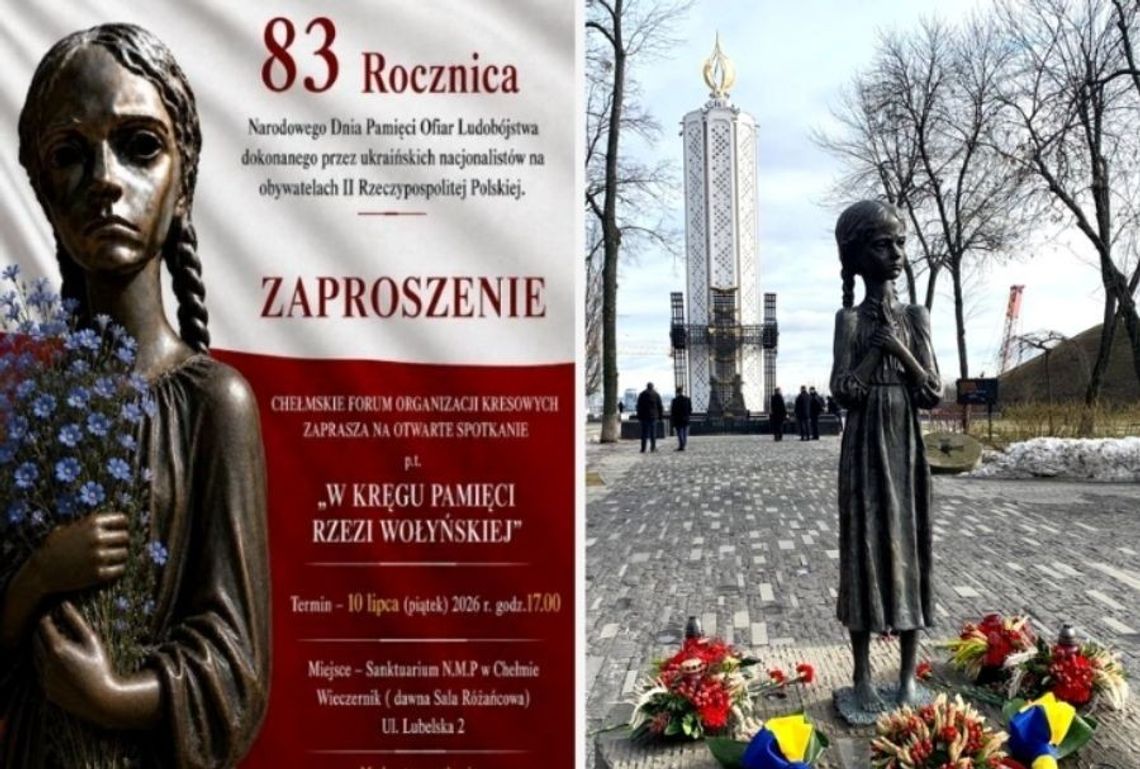 Święto poprzedzone skandalem. Przerobili ukraiński symbol Hołodomoru na plakat o Wołyniu