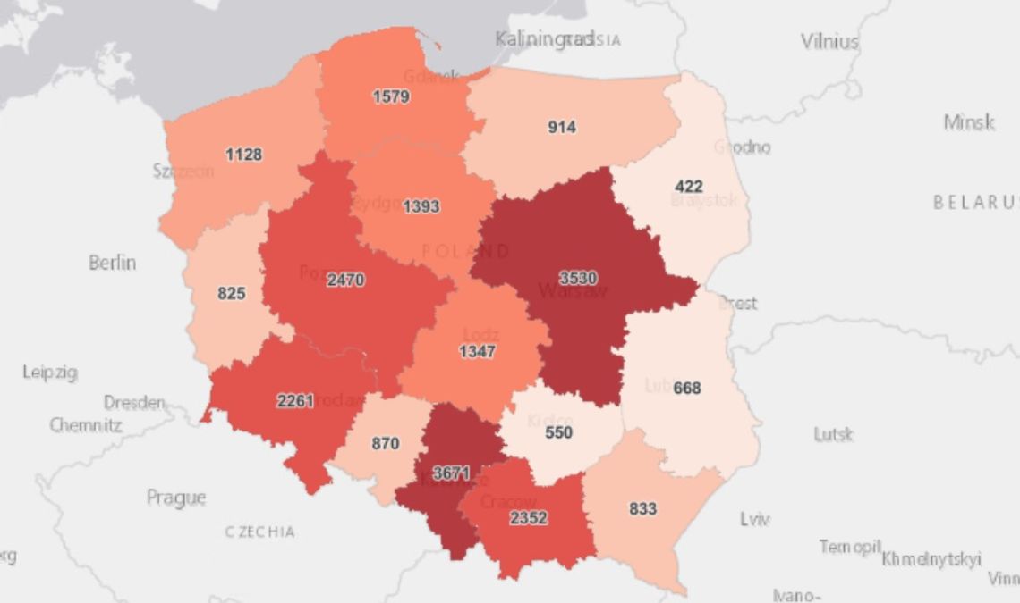 Rośnie w Szczecinie liczba zgonów osób chorych na Covid-19