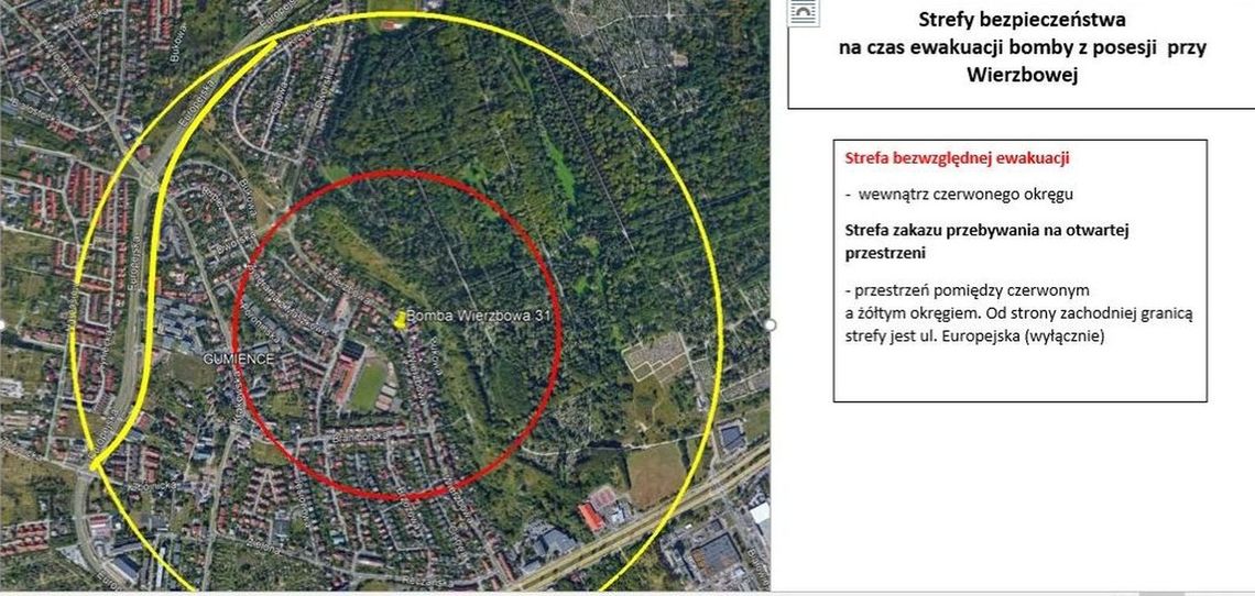 Saperzy będą podejmować bombę lotniczą. Mieszkańcy zostaną ewakuowani