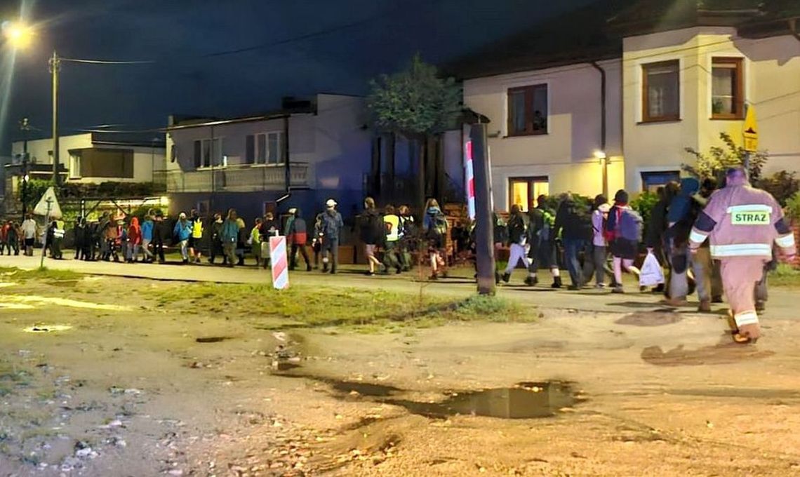 Byli zmuszeni ewakuować obóz harcerski