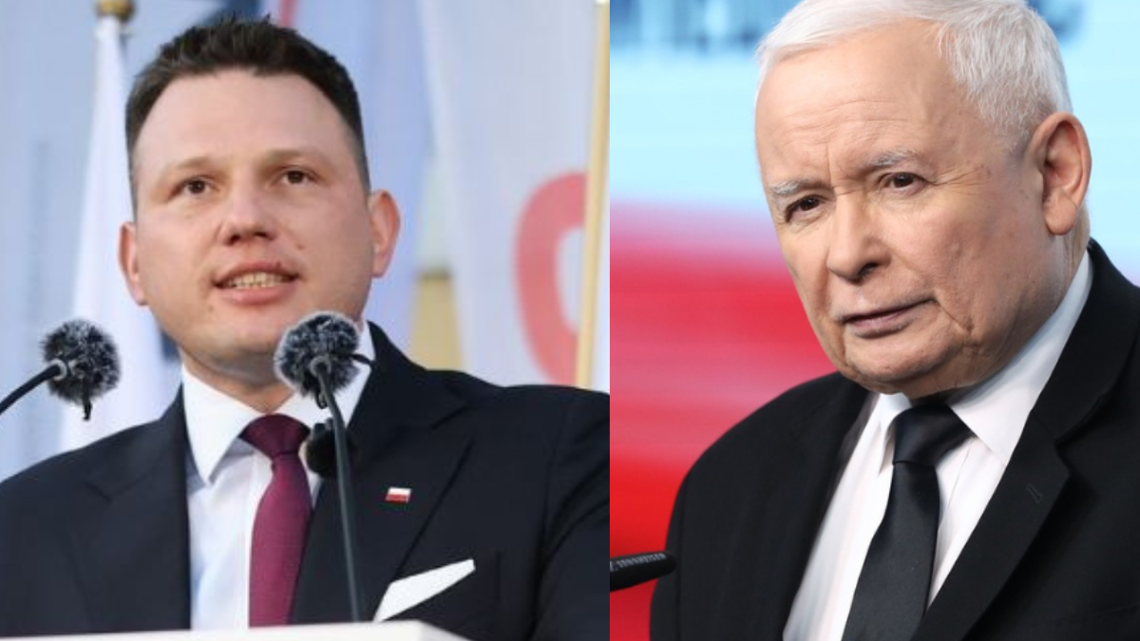 Polacy źle oceniają koalicję PiS z Konfederacją. Iskrzy na linii Kaczyński - Mentzen