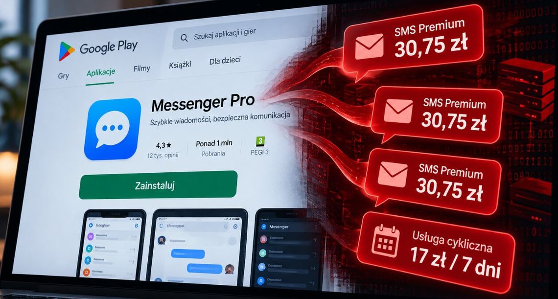 Aplikacje w Google Play mogły naliczać płatne SMS-y Aplikacje w Google Play mogły naliczać płatne SMS-y