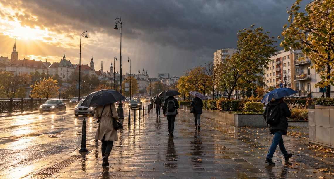 Koniec ciepłych dni w Polsce. Załamanie pogody przyniesie spadek temperatur o 10 stopni i deszcz Koniec ciepłych dni w Polsce. Załamanie pogody przyniesie spadek temperatur o 10 stopni i deszcz