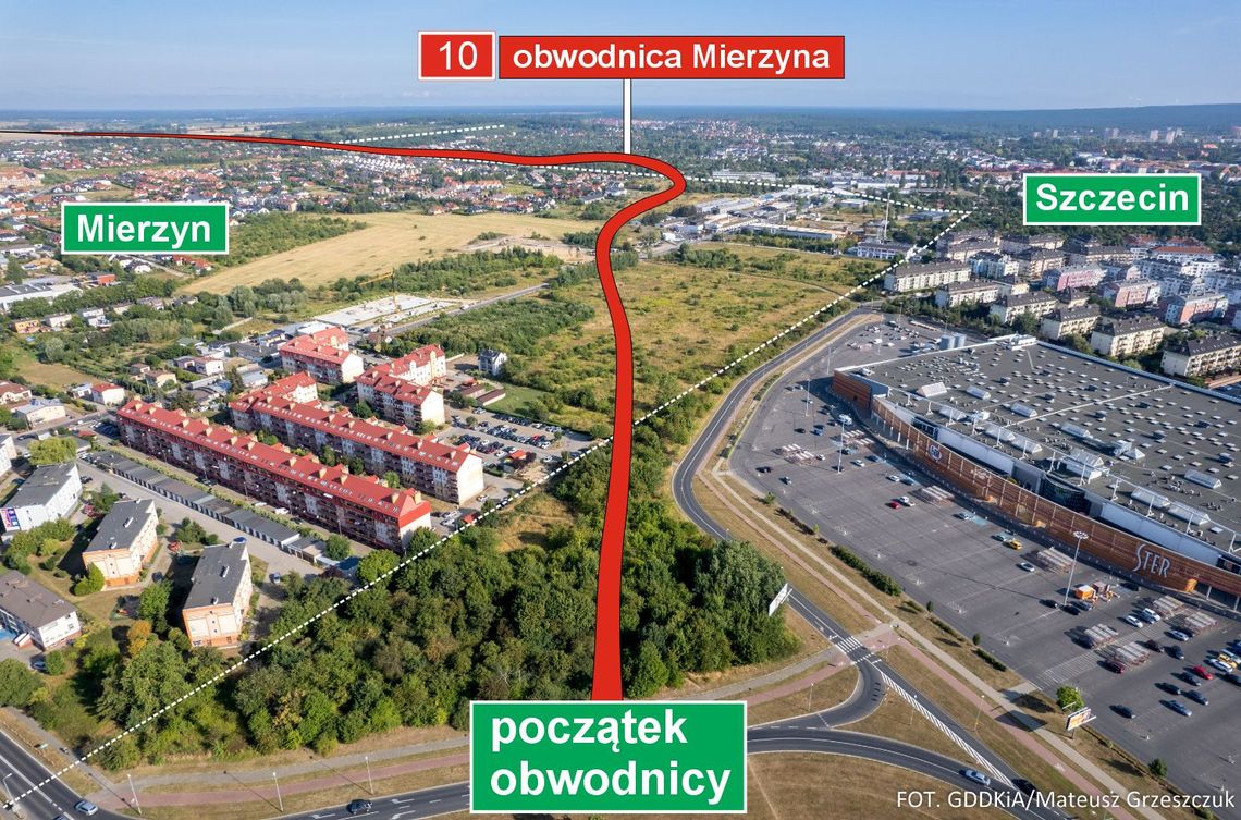Umowa na obwodnicę Mierzyna podpisana. Sprawdź przebieg nowej drogi i termin zakończenia prac