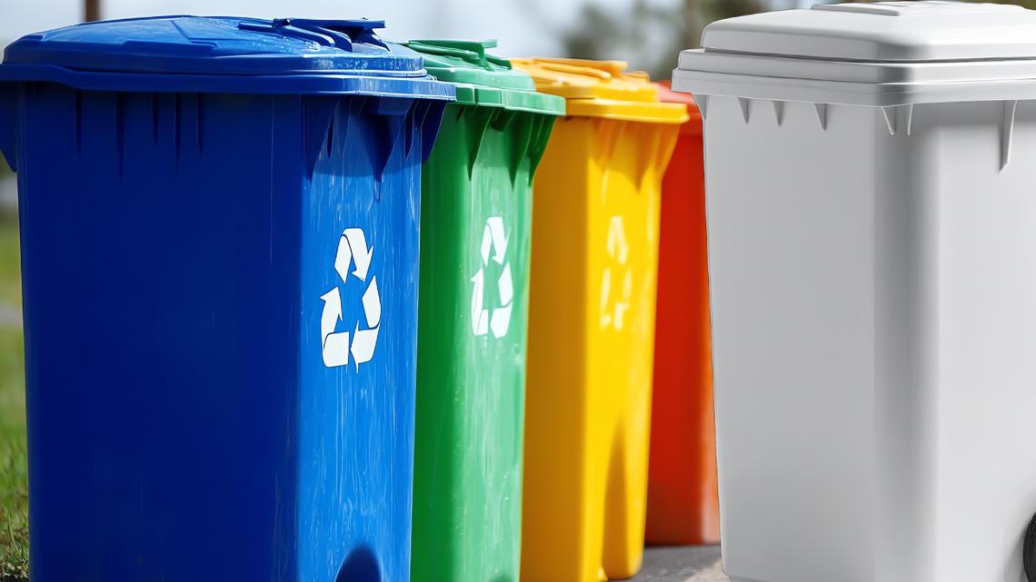 W śmietnikach pojawiły się pojemniki w nowym kolorze. To do nich wrzucamy