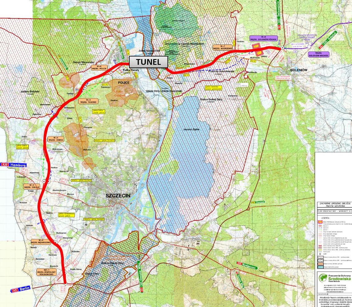 Zachodnia obwodnica Szczecina będzie kontynuowana. To inwestycja z najdłuższym tunelem w Polsce