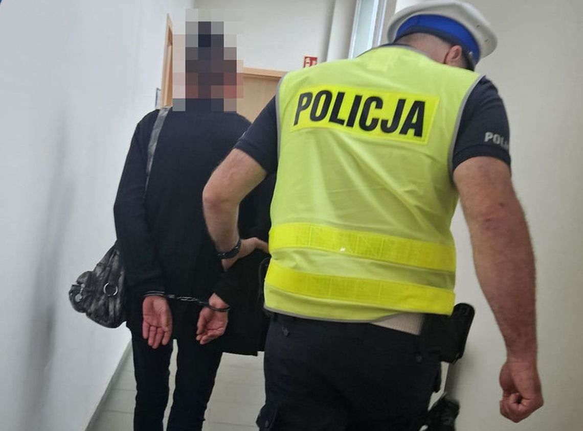 Zdawała egzamin na prawo jazdy będąc pod wpływem alkoholu. Zakuto ją w kajdanki
