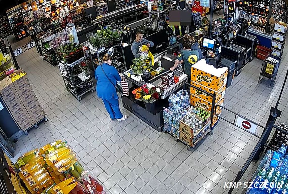 Złodziej w Netto został wychwycony przez monitoring. Okradł klientkę